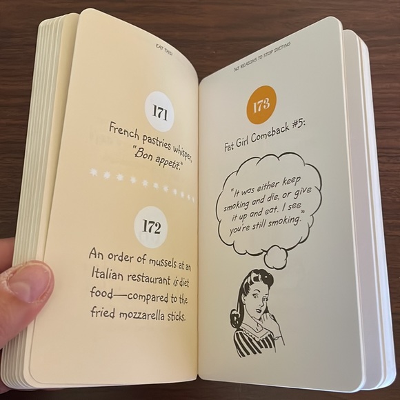 ✨3/$25✨ [hallmark] Eat This! 365 Reasons to Stop Dieting - Picture 6 of 6